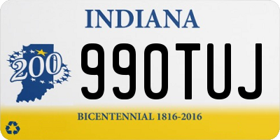 IN license plate 990TUJ