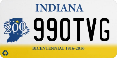 IN license plate 990TVG