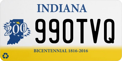 IN license plate 990TVQ