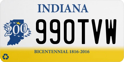 IN license plate 990TVW