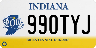 IN license plate 990TYJ