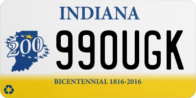 IN license plate 990UGK