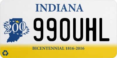 IN license plate 990UHL