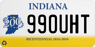 IN license plate 990UHT