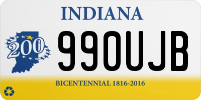 IN license plate 990UJB