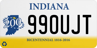 IN license plate 990UJT