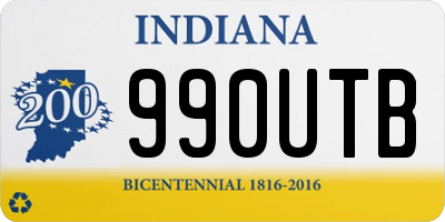 IN license plate 990UTB