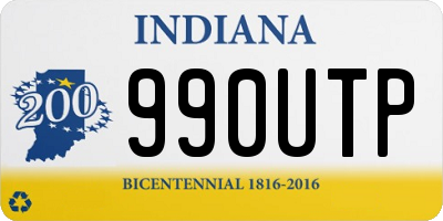 IN license plate 990UTP