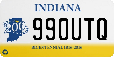 IN license plate 990UTQ