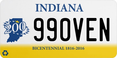 IN license plate 990VEN