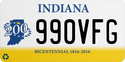 IN license plate 990VFG