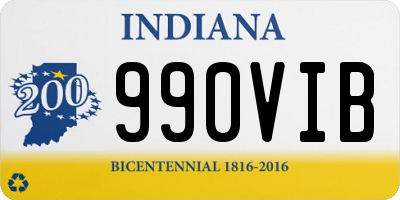 IN license plate 990VIB