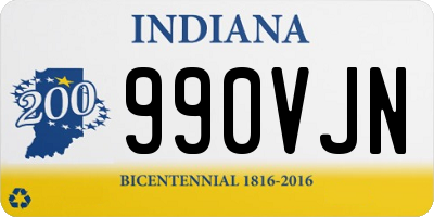 IN license plate 990VJN