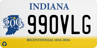 IN license plate 990VLG