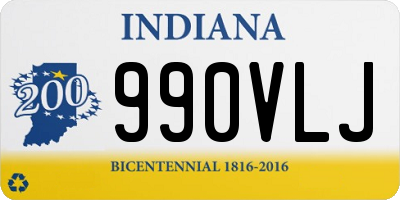 IN license plate 990VLJ