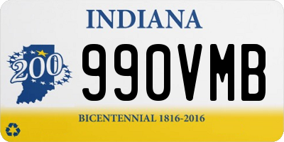 IN license plate 990VMB