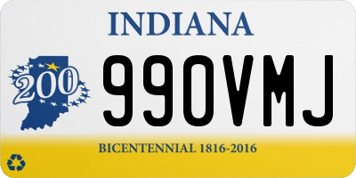 IN license plate 990VMJ