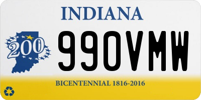 IN license plate 990VMW