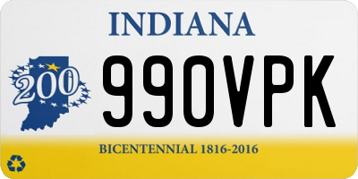 IN license plate 990VPK