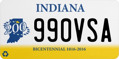 IN license plate 990VSA