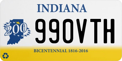 IN license plate 990VTH