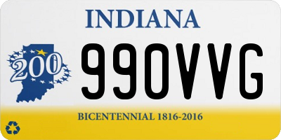 IN license plate 990VVG