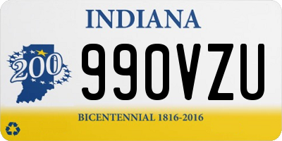 IN license plate 990VZU