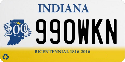 IN license plate 990WKN