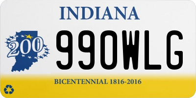 IN license plate 990WLG