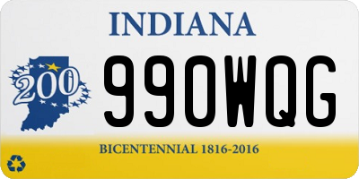 IN license plate 990WQG