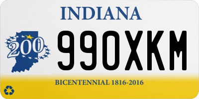 IN license plate 990XKM