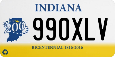 IN license plate 990XLV