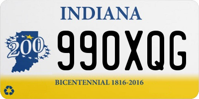 IN license plate 990XQG