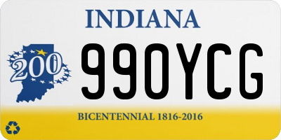 IN license plate 990YCG