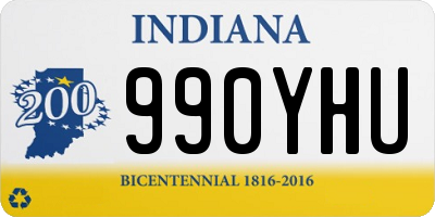 IN license plate 990YHU