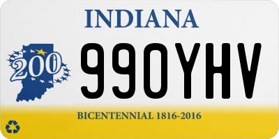 IN license plate 990YHV