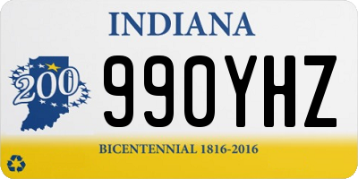 IN license plate 990YHZ