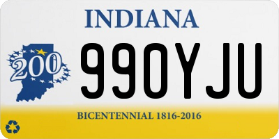 IN license plate 990YJU