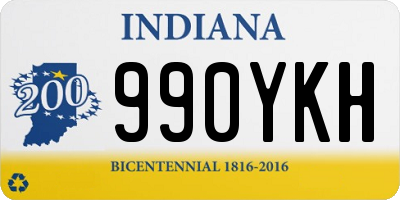 IN license plate 990YKH