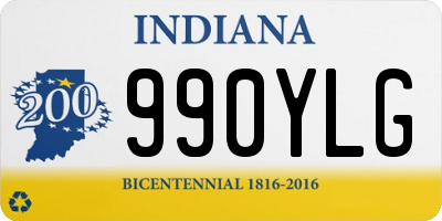 IN license plate 990YLG