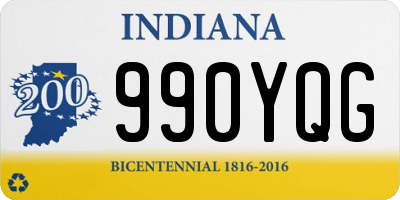 IN license plate 990YQG