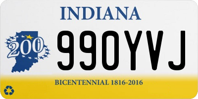 IN license plate 990YVJ