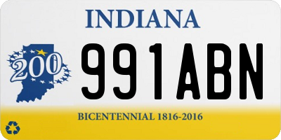 IN license plate 991ABN