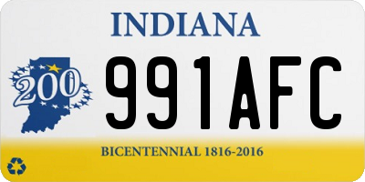 IN license plate 991AFC