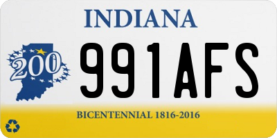 IN license plate 991AFS