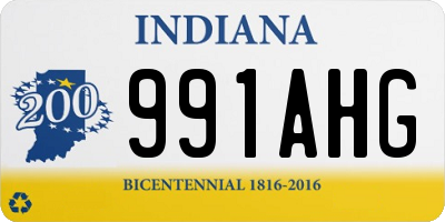 IN license plate 991AHG