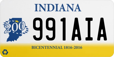 IN license plate 991AIA