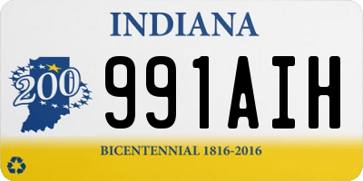 IN license plate 991AIH