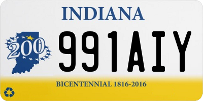 IN license plate 991AIY