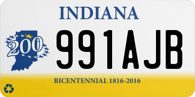 IN license plate 991AJB